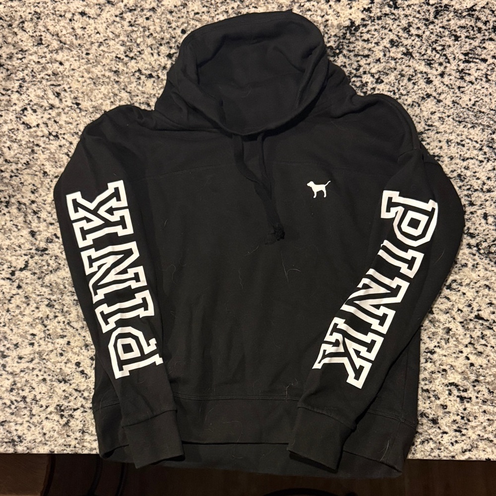 PINK Victoria's Secret Black Pullover Sweater